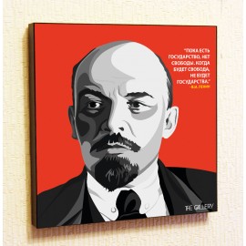 Картина постер в стиле поп-арт Владимир Ильич Ленин 