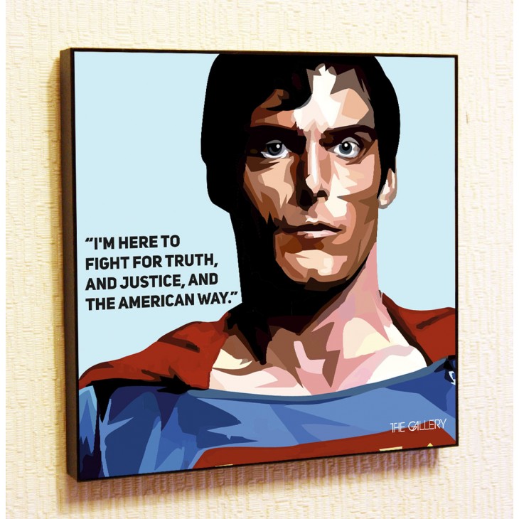 Картина постер в стиле поп-арт Супермен
